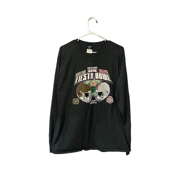 2016 Norte Dame vs Ohio State Fiesta Bowl Long Sleeve‎ Size Large - Picture 1 of 3